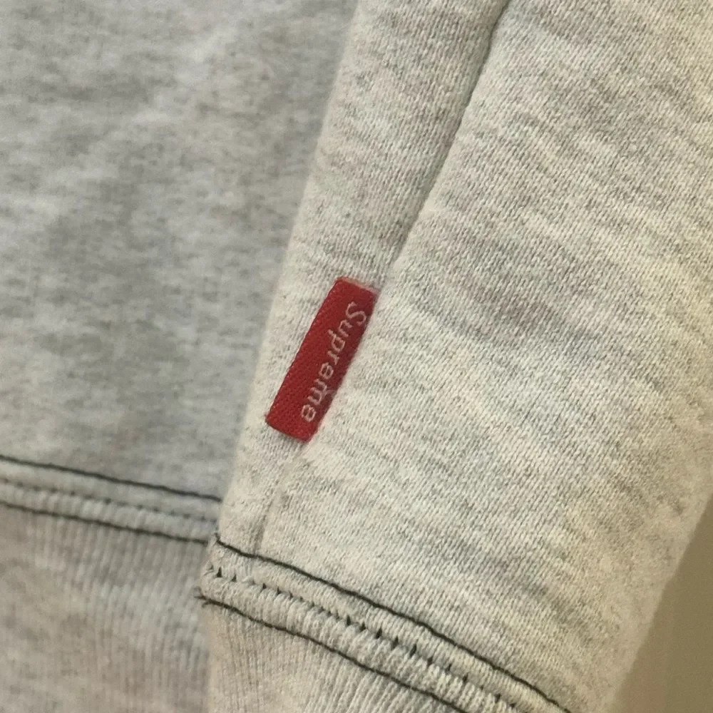 Supreme Split Crewneck Sweatshirt Black / Grey, medium - Picture 4 of 8